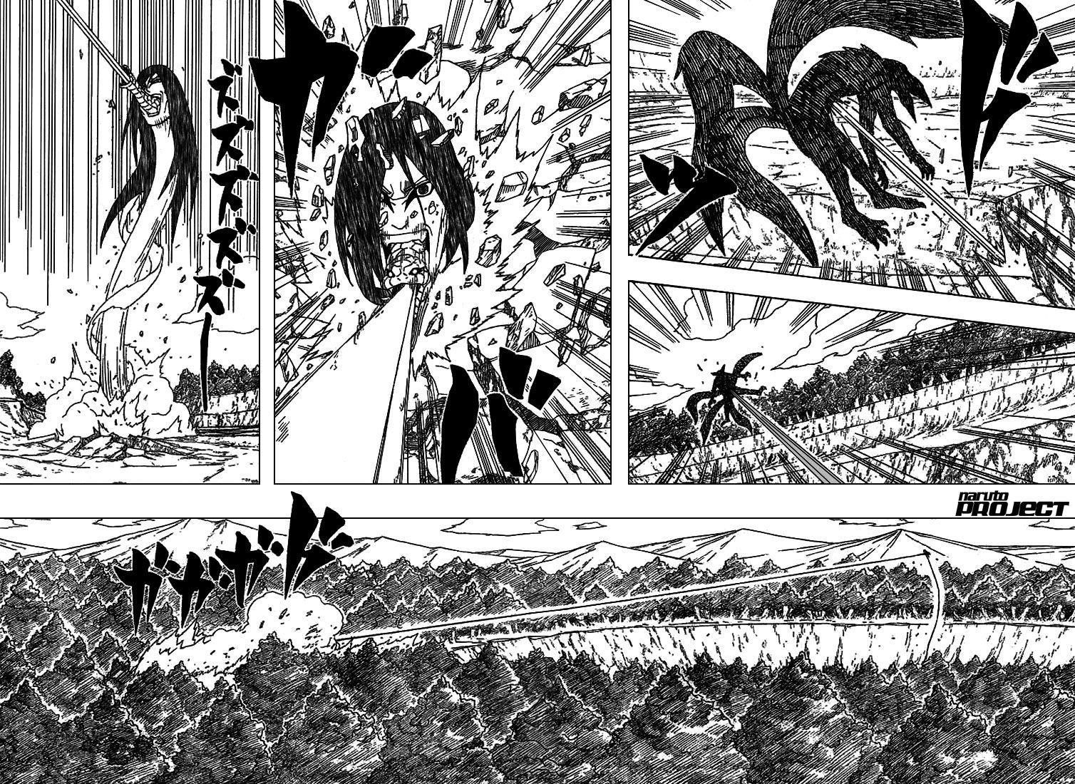 Orochimaru Nunca Lutou de Igual para Igual Contra Naruto lv2 (vulgo 4 caudas) 14